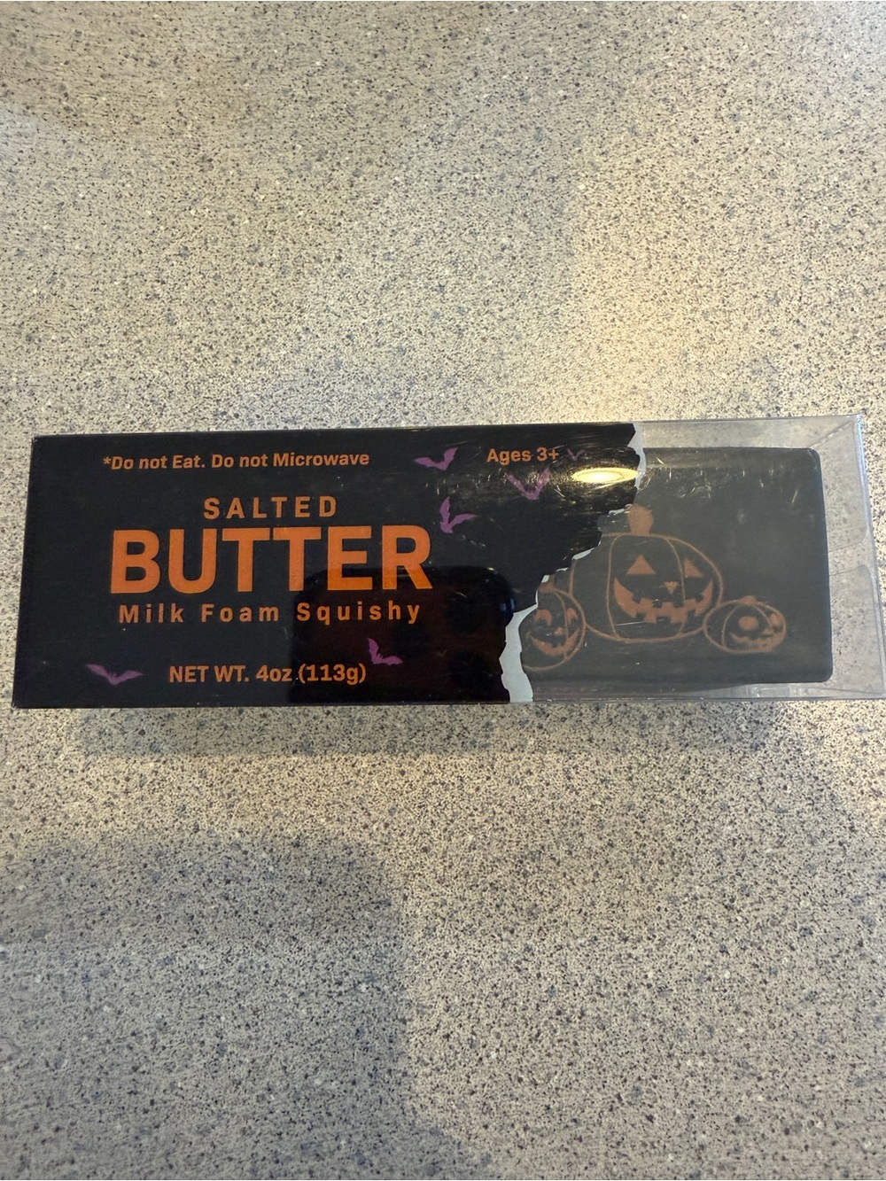 Halloween Milk Squishy Butter Toy Black Orange Pumpkin Jack-o-Lantern Squeeze